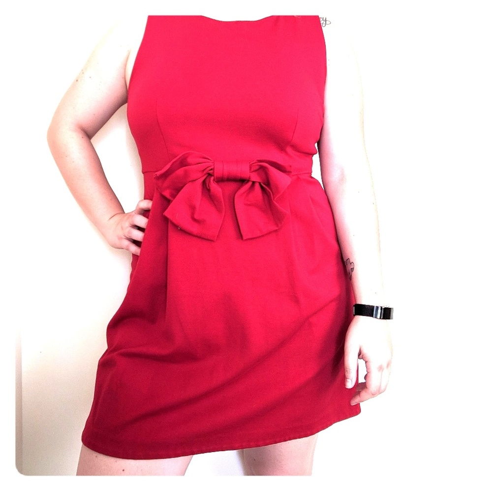 Red Bow Dress